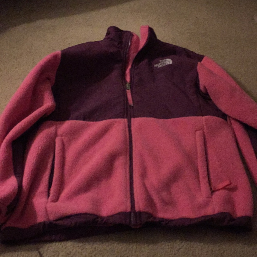 Pink North face